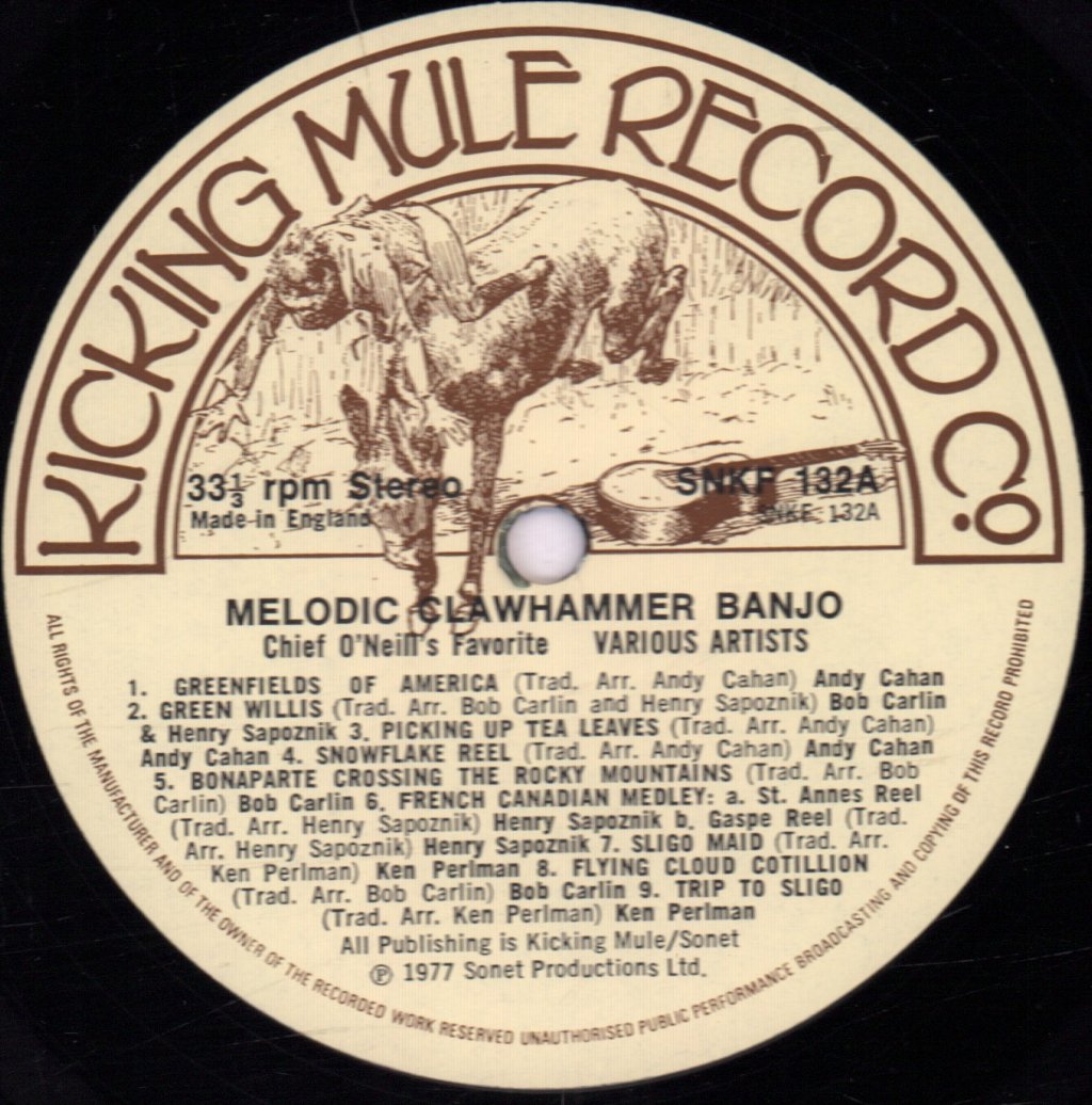 Various Artists - Chief O'neal's Favorite Melodic Clawhammer Banjo - Lp