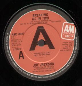 Joe Jackson - Breaking Us In Two - 7 Inch