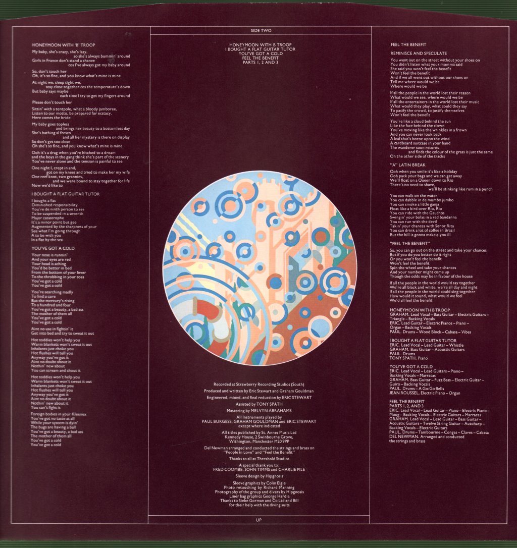 10cc - Deceptive Bends - Lp