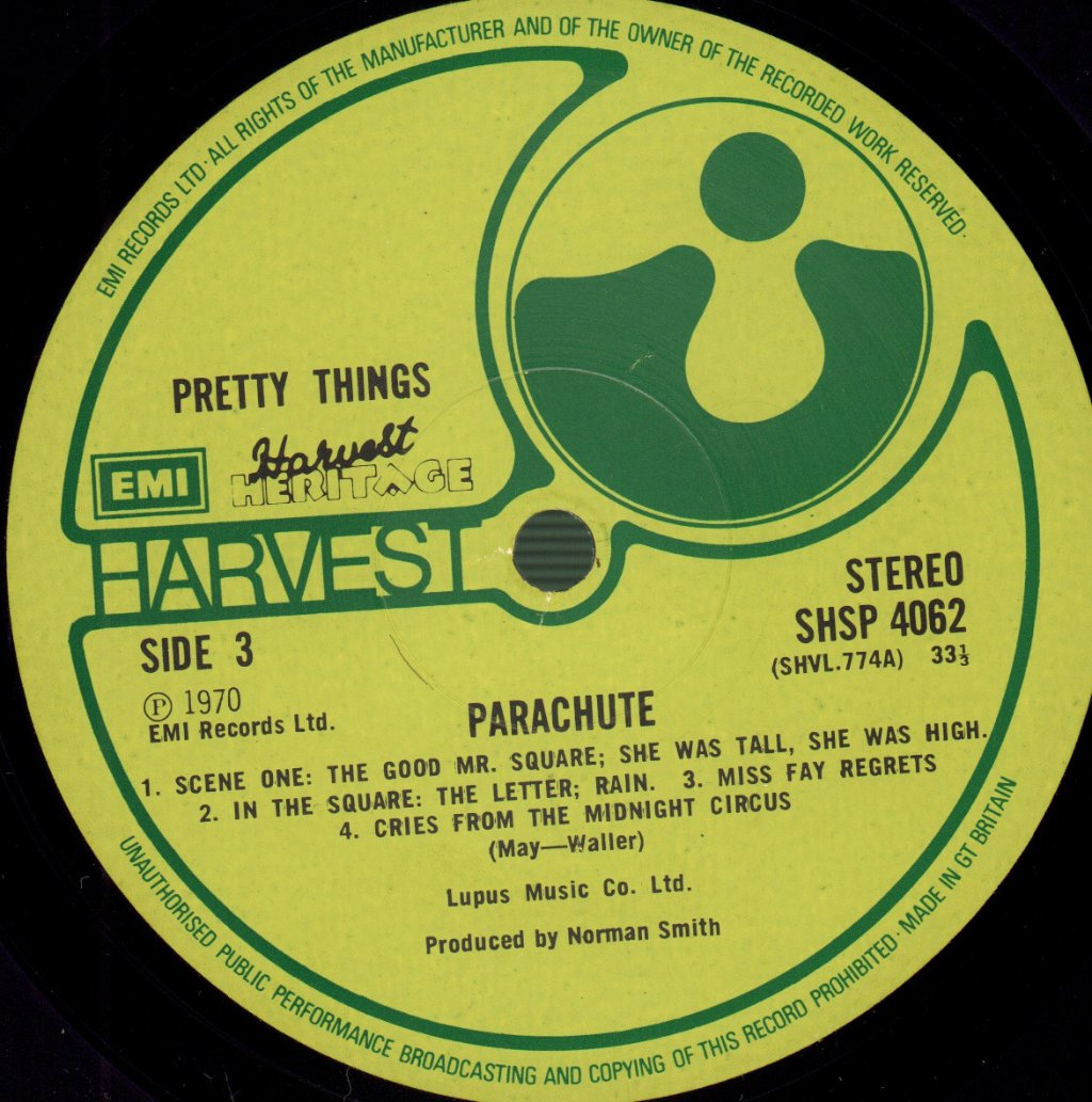 Pretty Things - S.F. Sorrow / Parachute - Double Lp