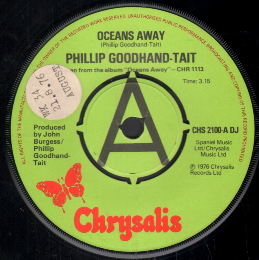 Phillip Goodhand Tait - Oceans Away - 7 Inch