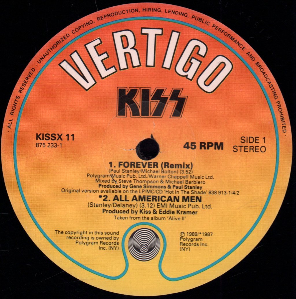 Kiss - Forever - 12 Inch