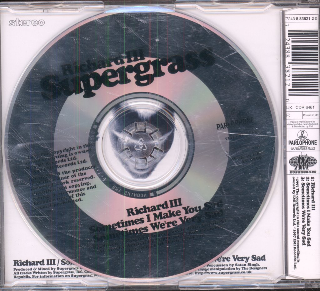Supergrass - Richard III - Cd