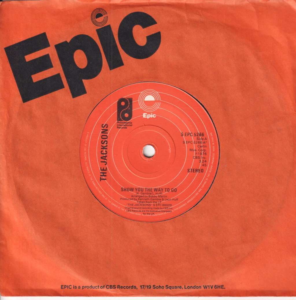 Jacksons (Us Group) - Show You The Way To Go - 7 Inch