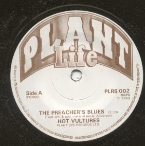 Hot Vultures - Preacher's Blues - 7 Inch
