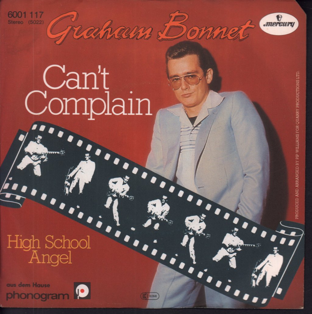 Graham Bonnet - Can't Complain - 7 Inch