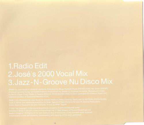 jose nunez featuring octahvia - Hold On - Cd