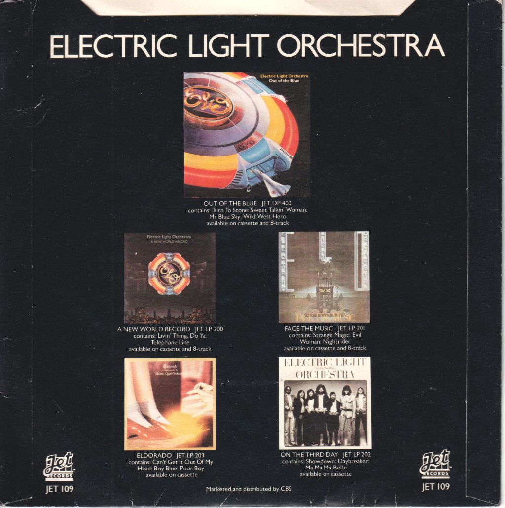 Electric Light Orchestra - Wild West Hero - 7 Inch