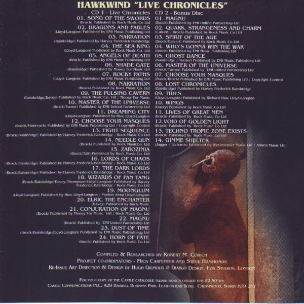 Hawkwind - Live Chronicles - Double Cd