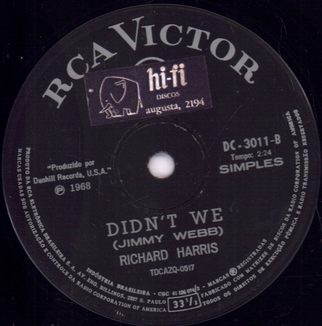 Richard Harris - Mac Arthur Park - 7 Inch