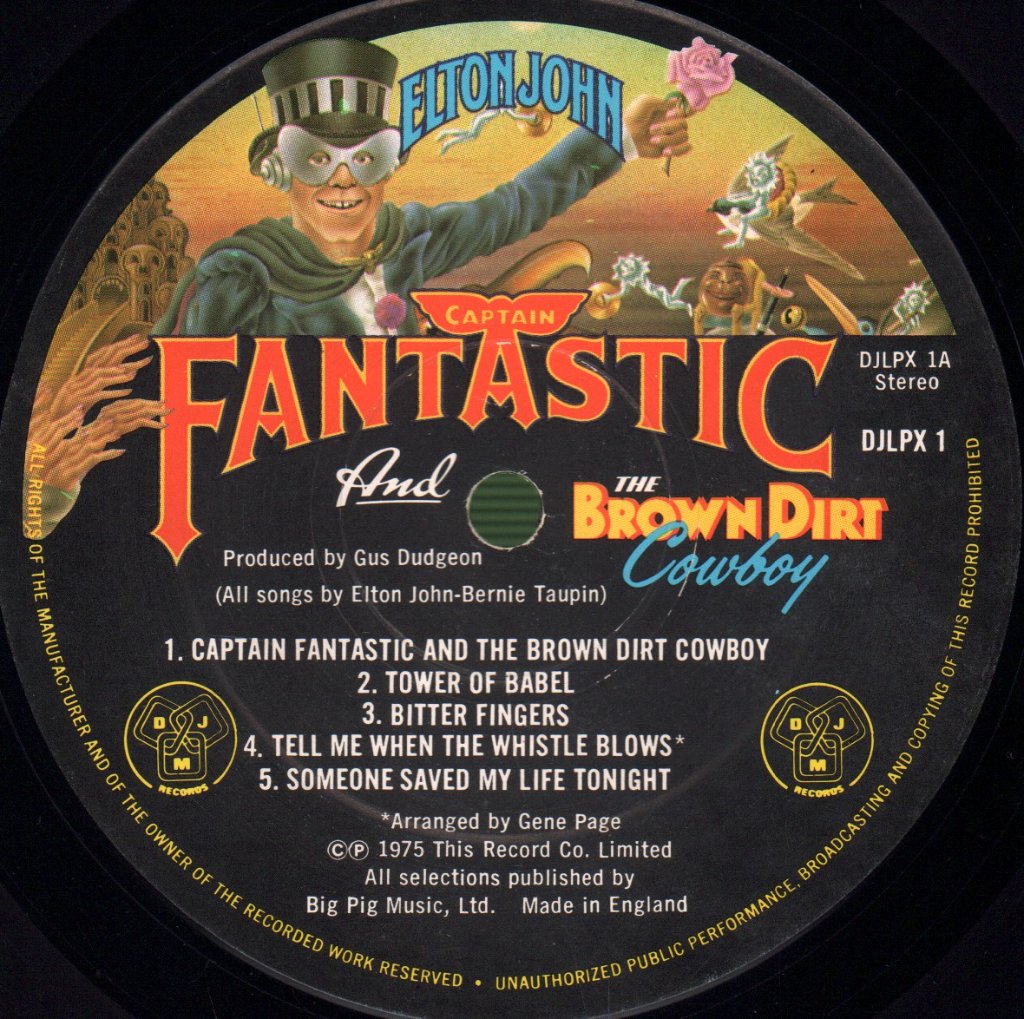 Elton John - Captain Fantastic - Lp