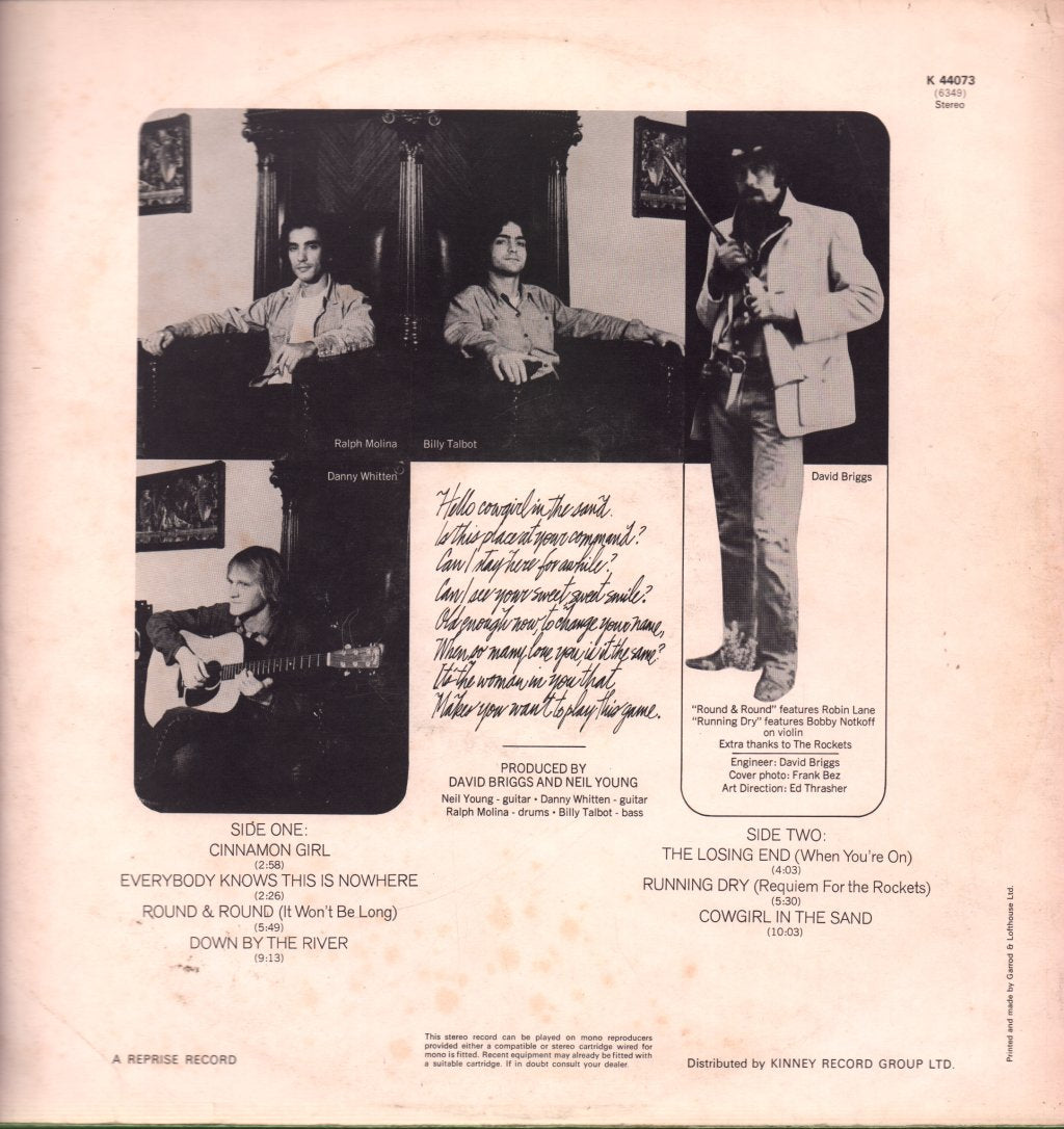 Neil Young & Crazy Horse - Everybody Knows This Is Nowhere - Lp