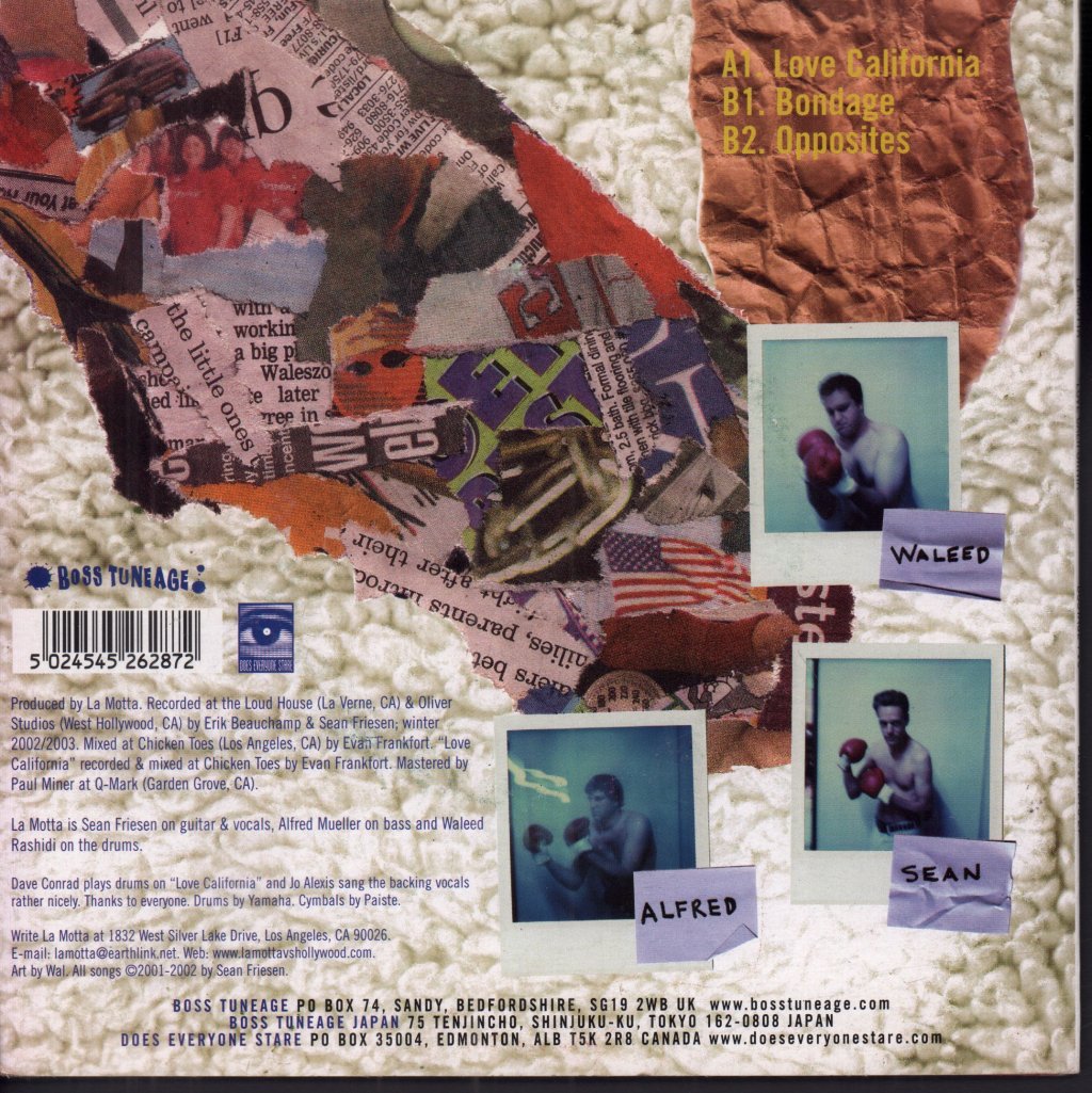 La Motta - Love California - 7 Inch