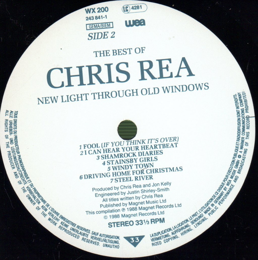 Chris Rea - New Light Through Old Windows (Best Of) - Lp