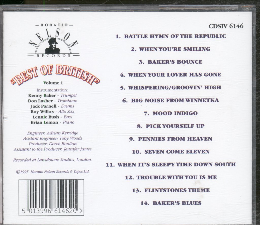 Kenny Baker, Jack Parnell, Don Lusher - Best Of British CD - Cd