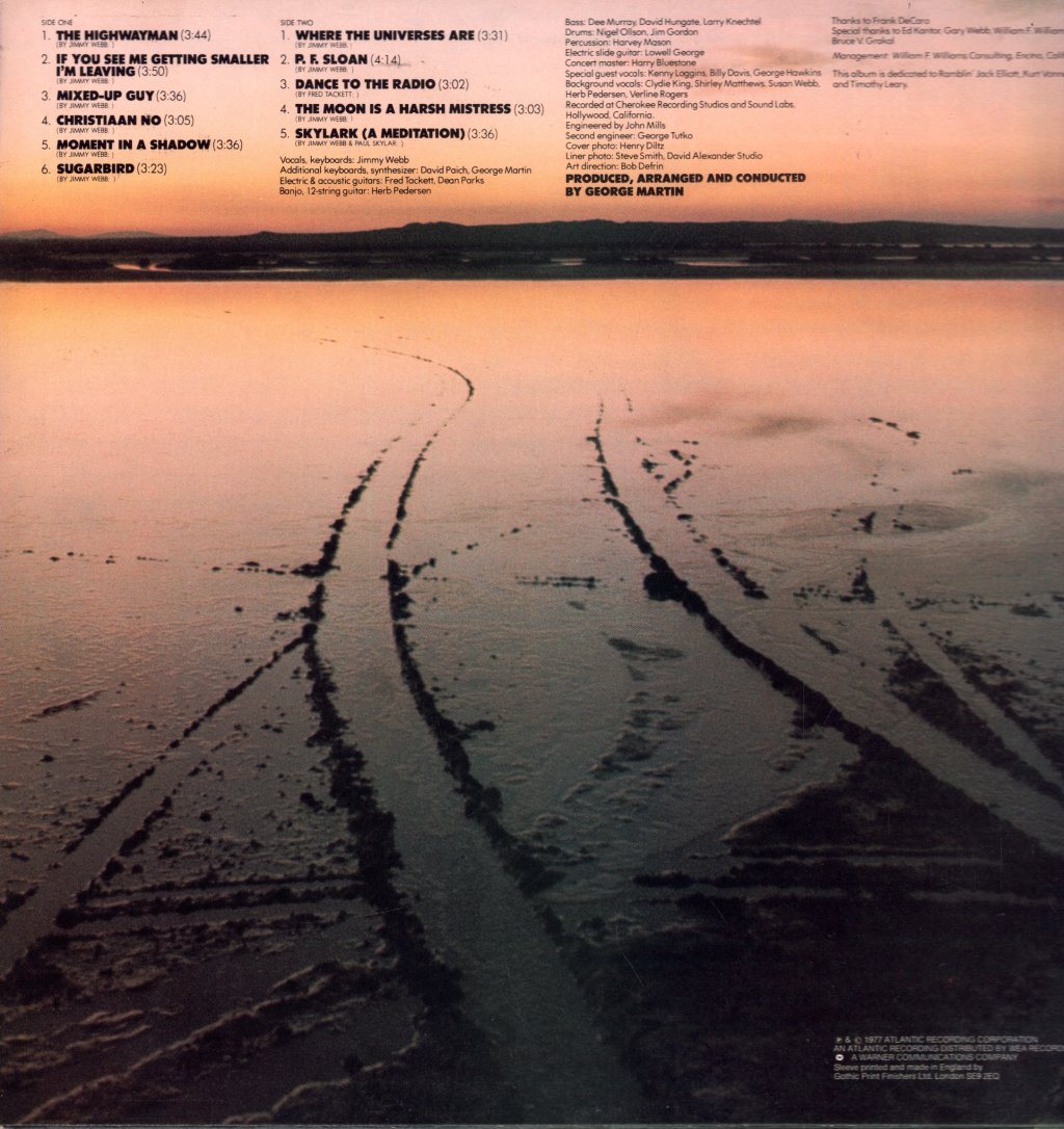 Jimmy Webb - El Mirage - Lp