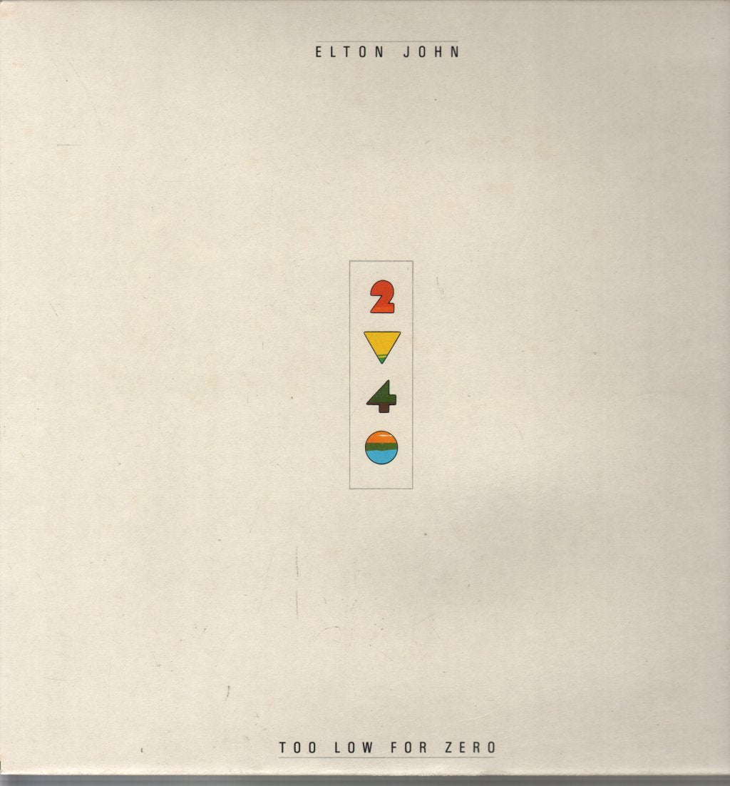 Elton John - Too Low For Zero - Lp