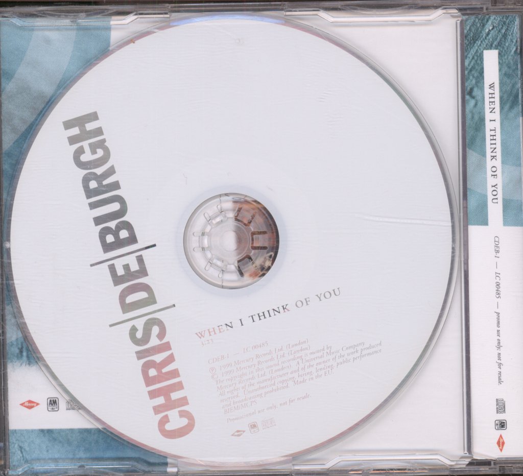 Chris De Burgh - When I Think Of You - Cd