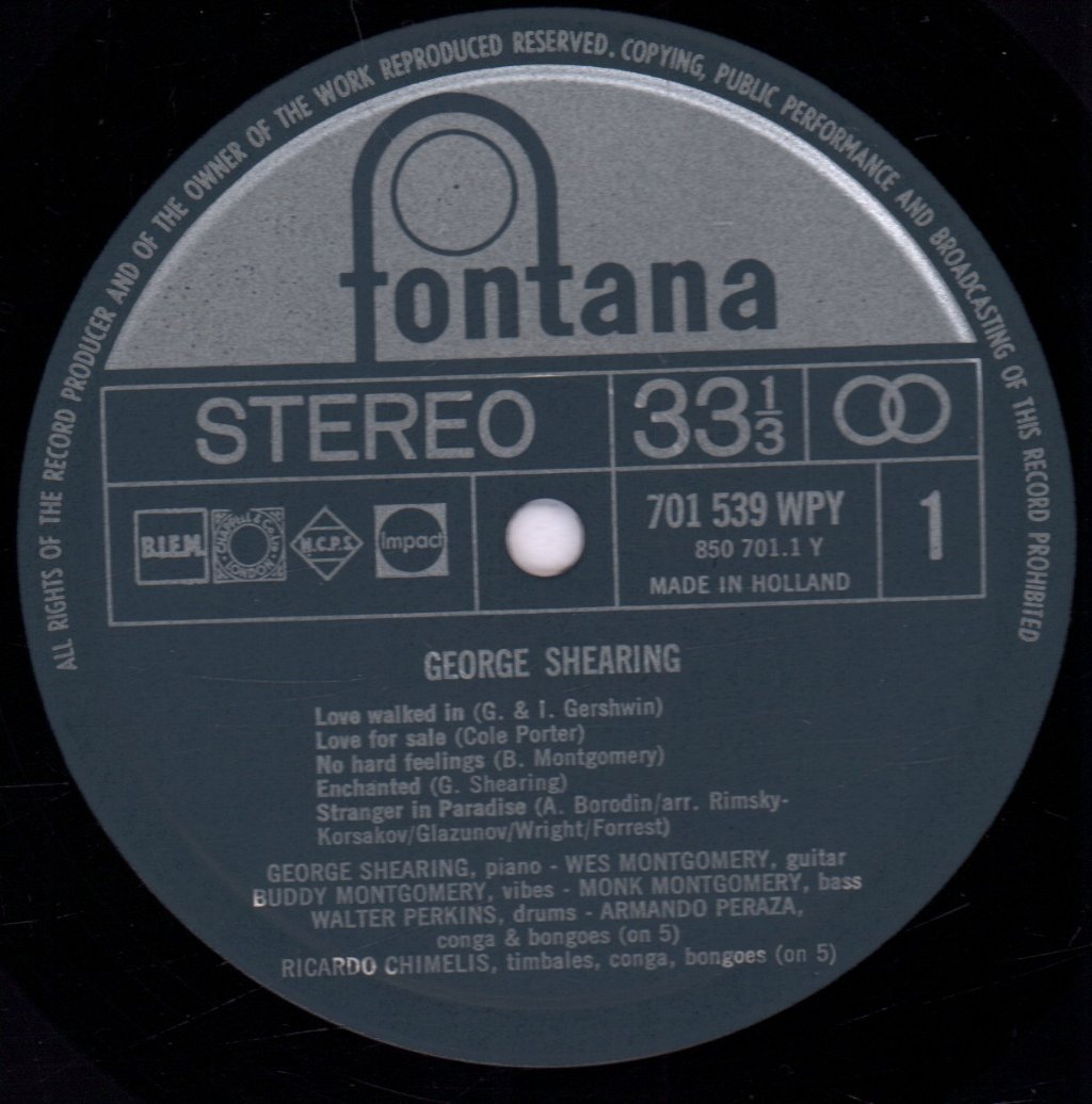 George Shearing - George Shearing - Lp