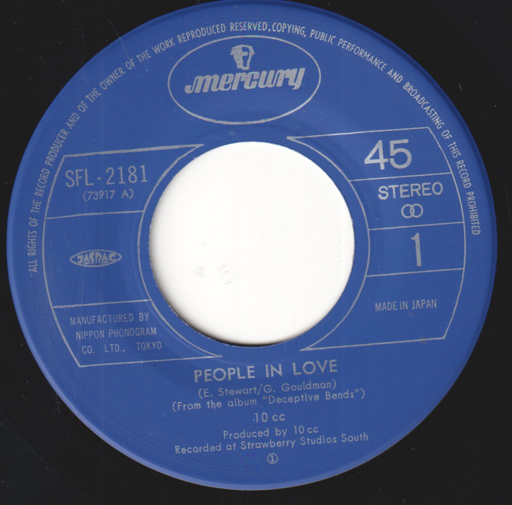 10cc - People In Love - 7 Inch