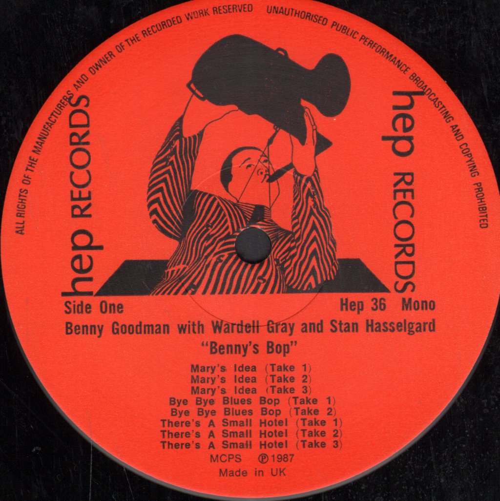 Stan Hasselgard - Benny's Bop - Lp