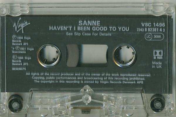 Sanne Salomonsen - Haven't I Been Good To You - Cassette