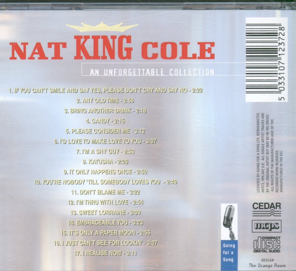 Nat King Cole - An Unforgettable Collection - Cd