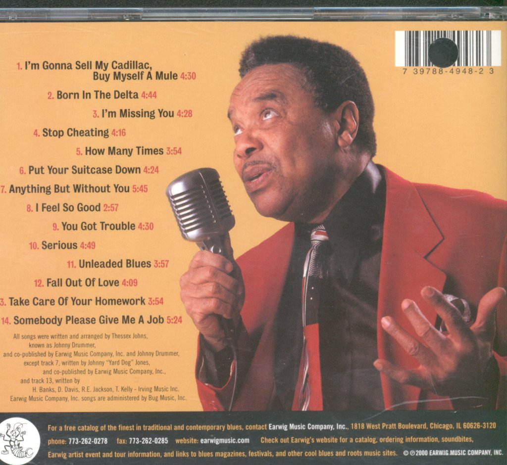Johnny Drummer - Unleaded Blues - Cd