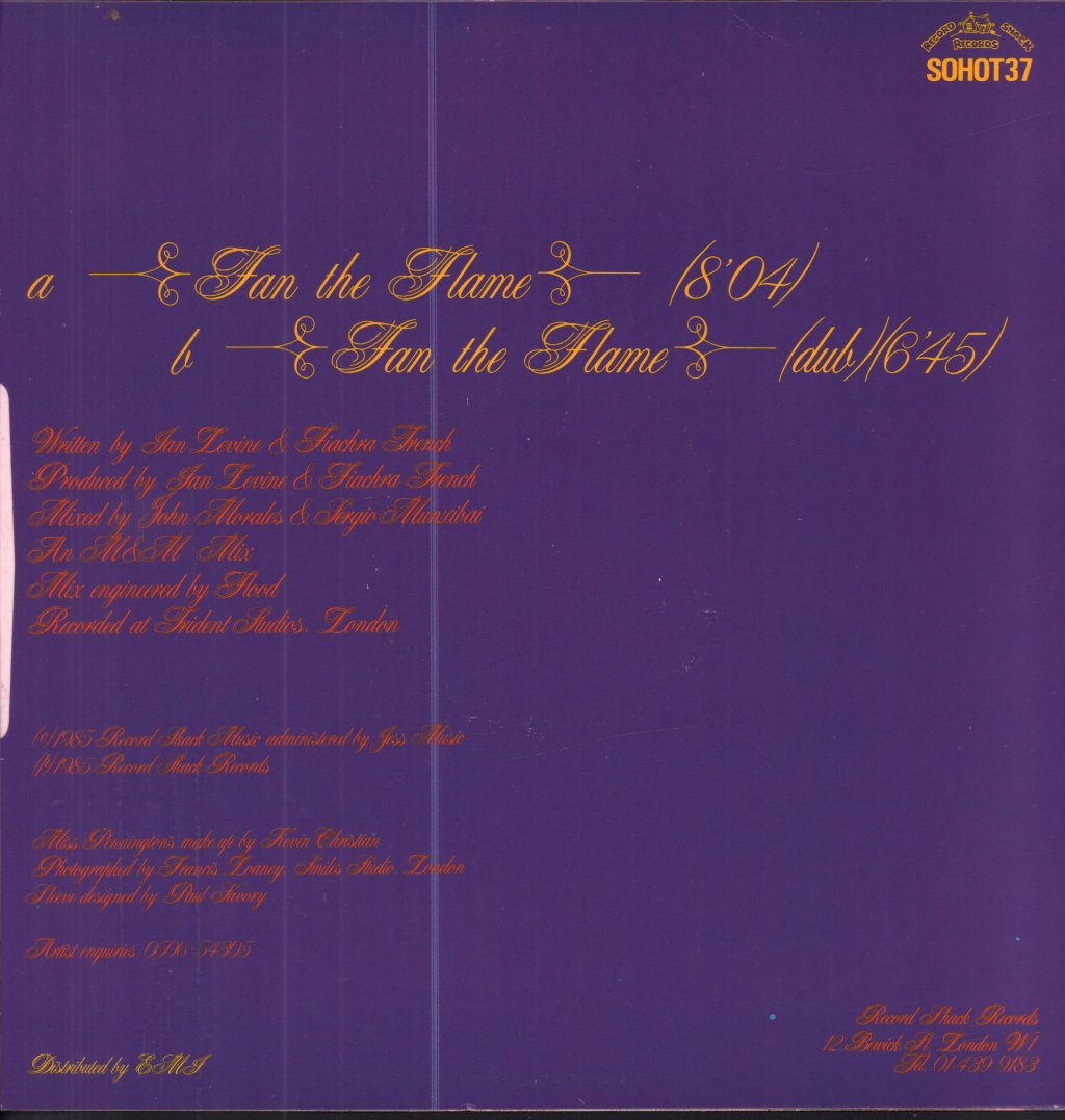 Barbara Pennington - Fan The Flame - 12 Inch