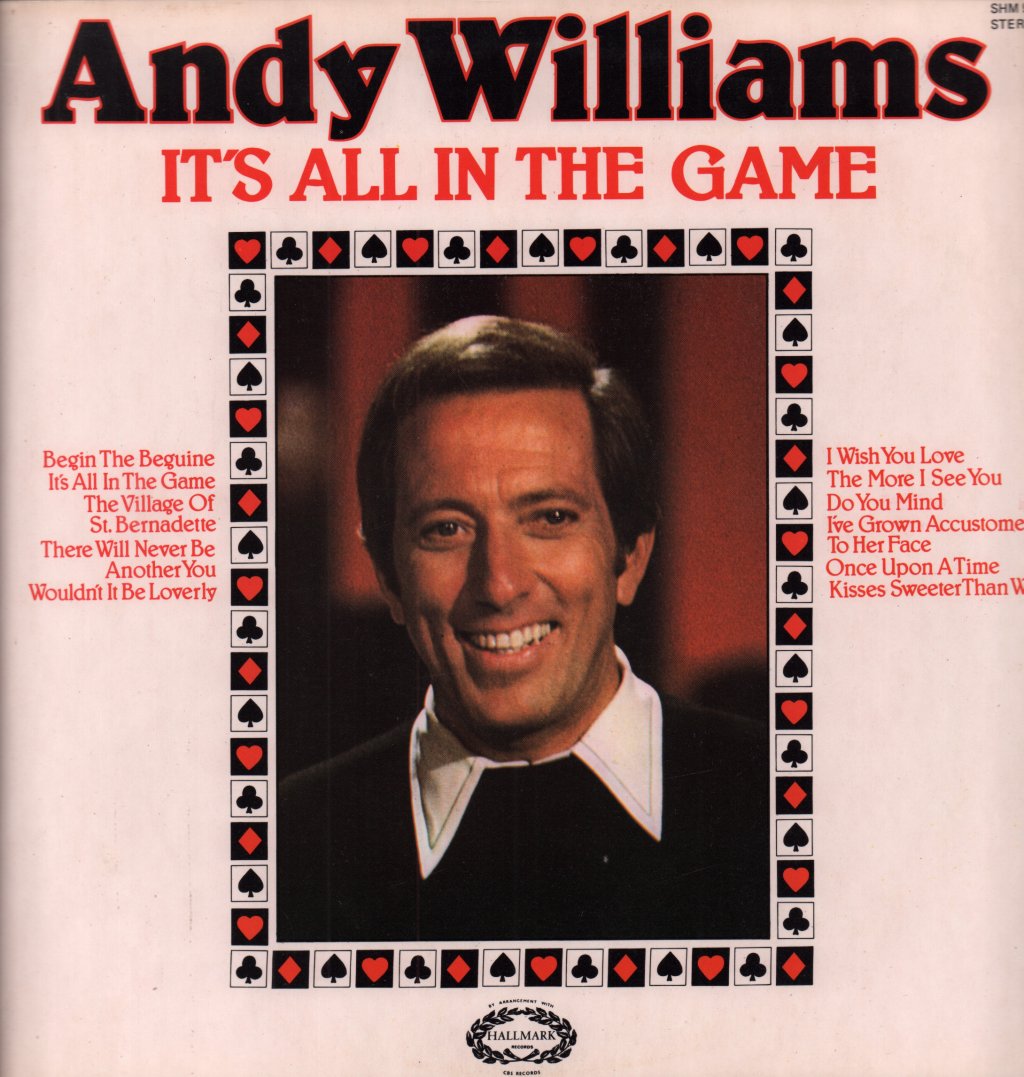 Andy Williams - It's All In The Game - Lp