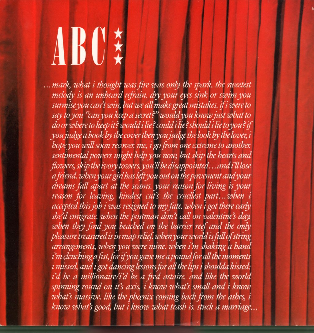ABC - Lexicon Of Love - Lp