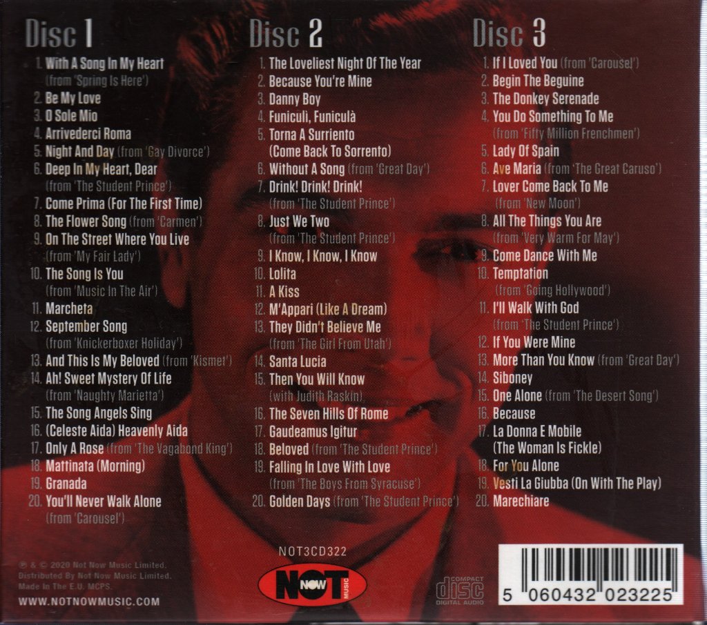 Mario Lanza - Greatest Hits - Triple Cd