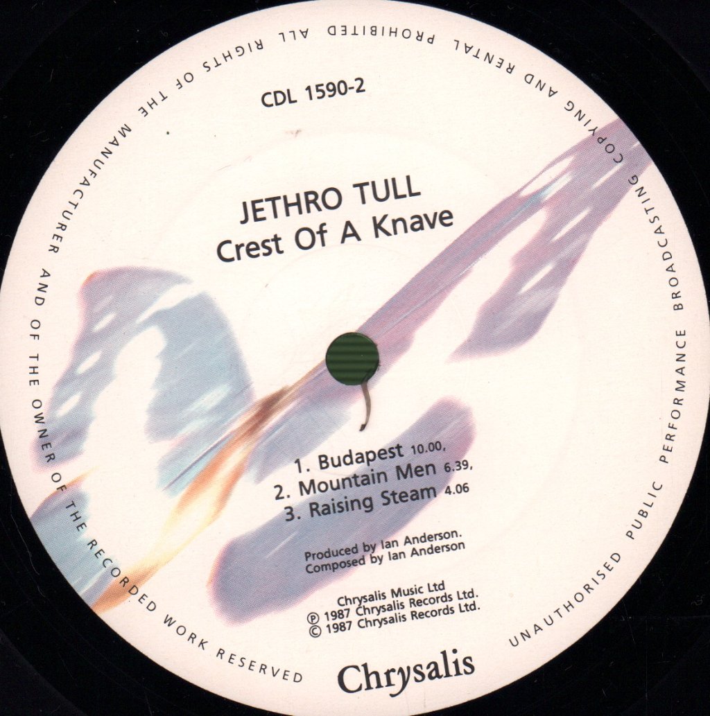 Jethro Tull - Crest Of A Knave - Lp