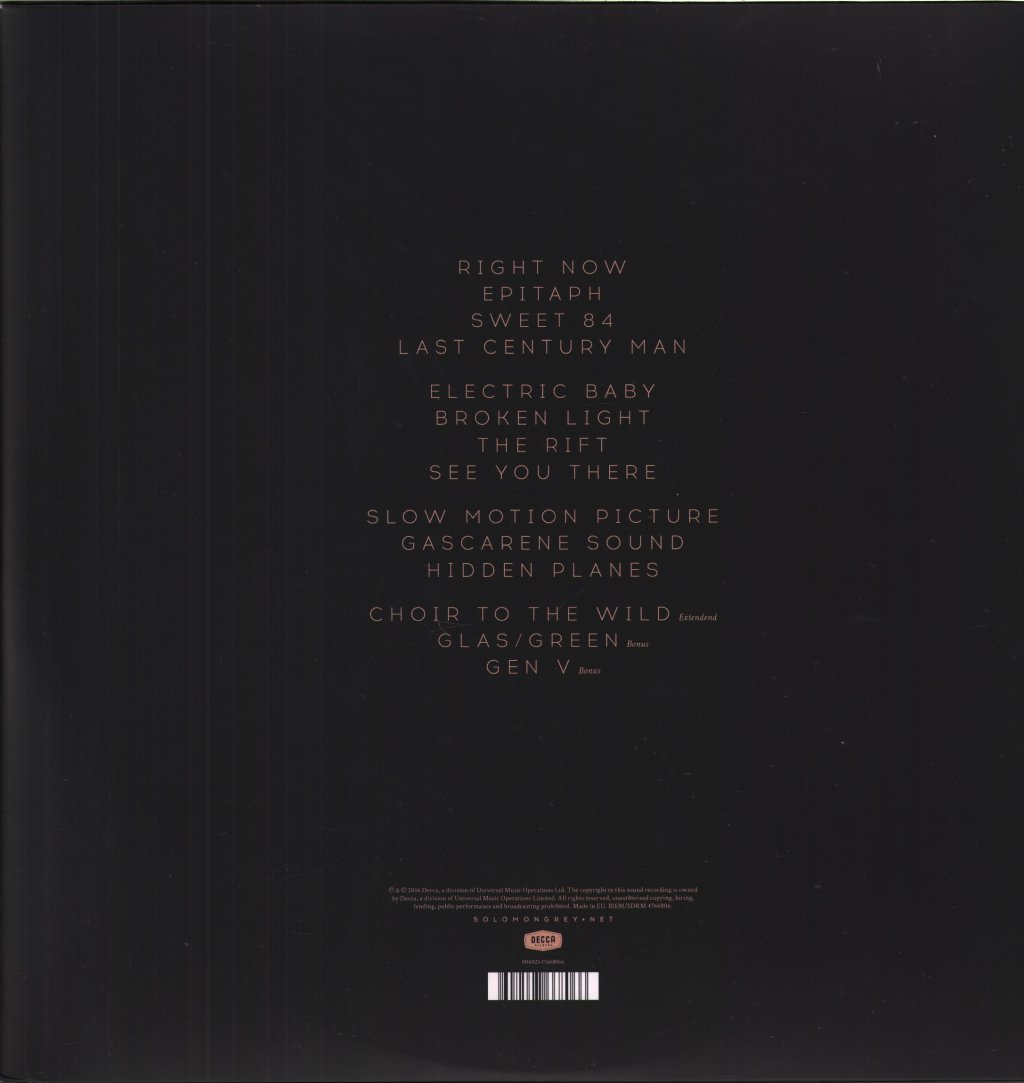 Solomon Grey - Solomon Grey - Double Lp