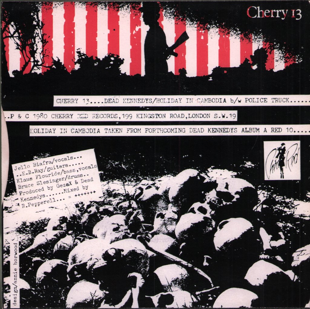Dead Kennedys - Holiday In Cambodia - 7 Inch