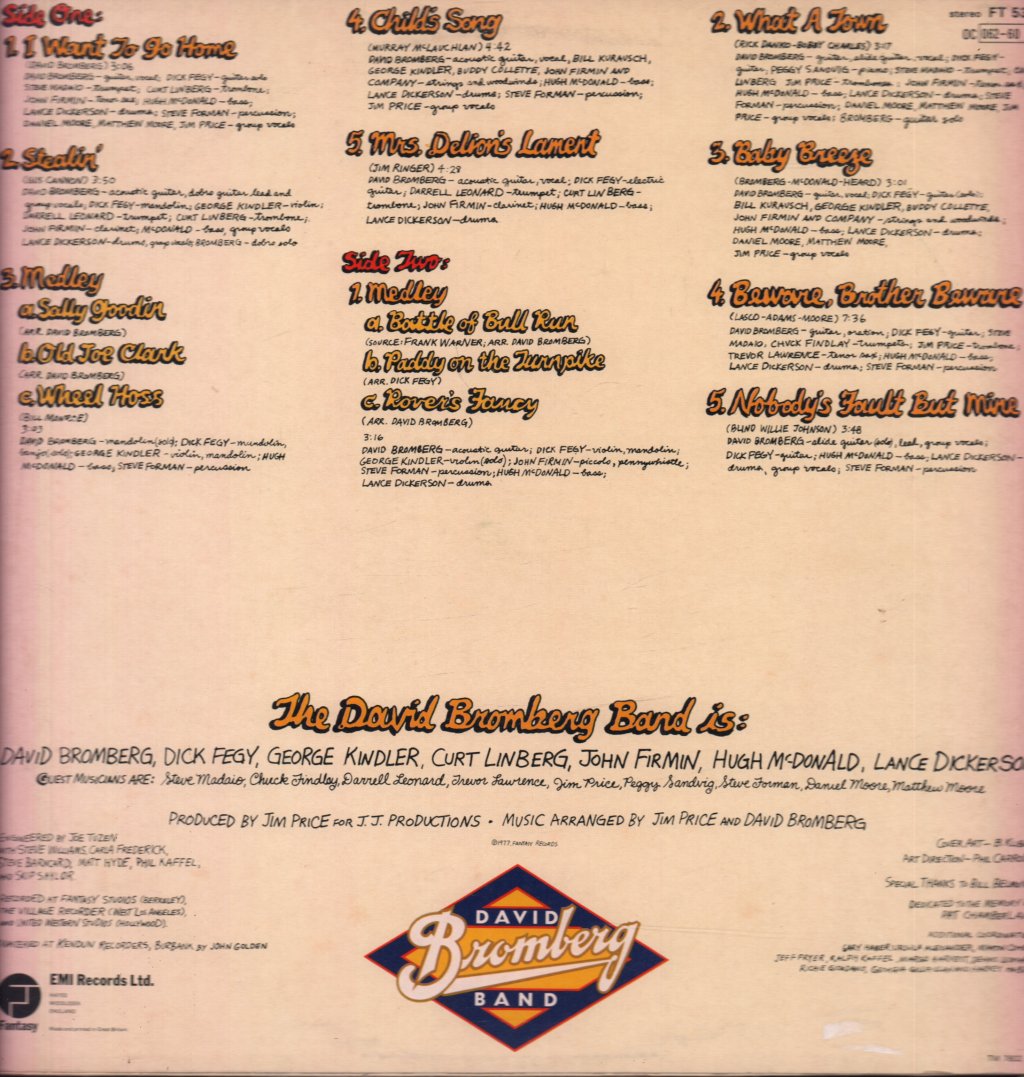 David Bromberg Band - Reckless Abandon - Lp