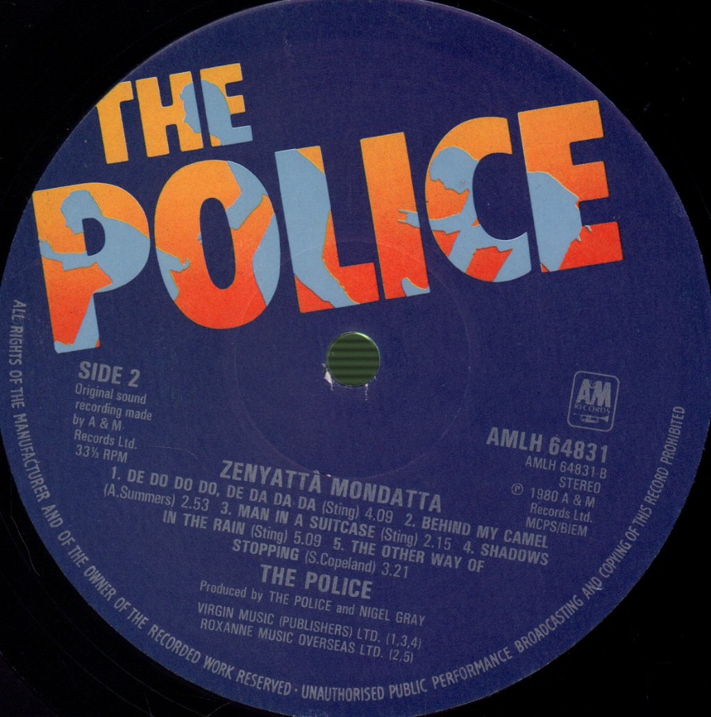 Police - Zenyatta Mondatta - Lp