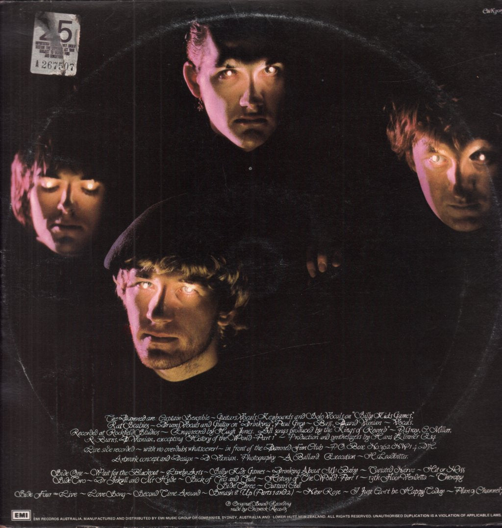 Damned - Black Album - Double Lp