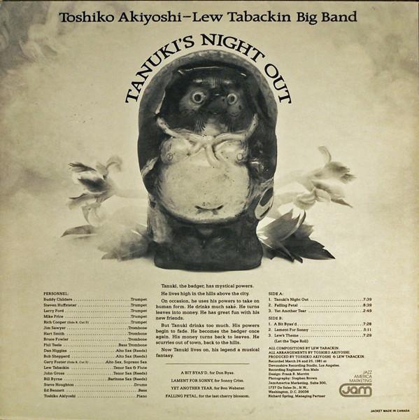 Toshiko Akiyoshi-Lew Tabackin Big Band - Tanuki's Night Out - Lp