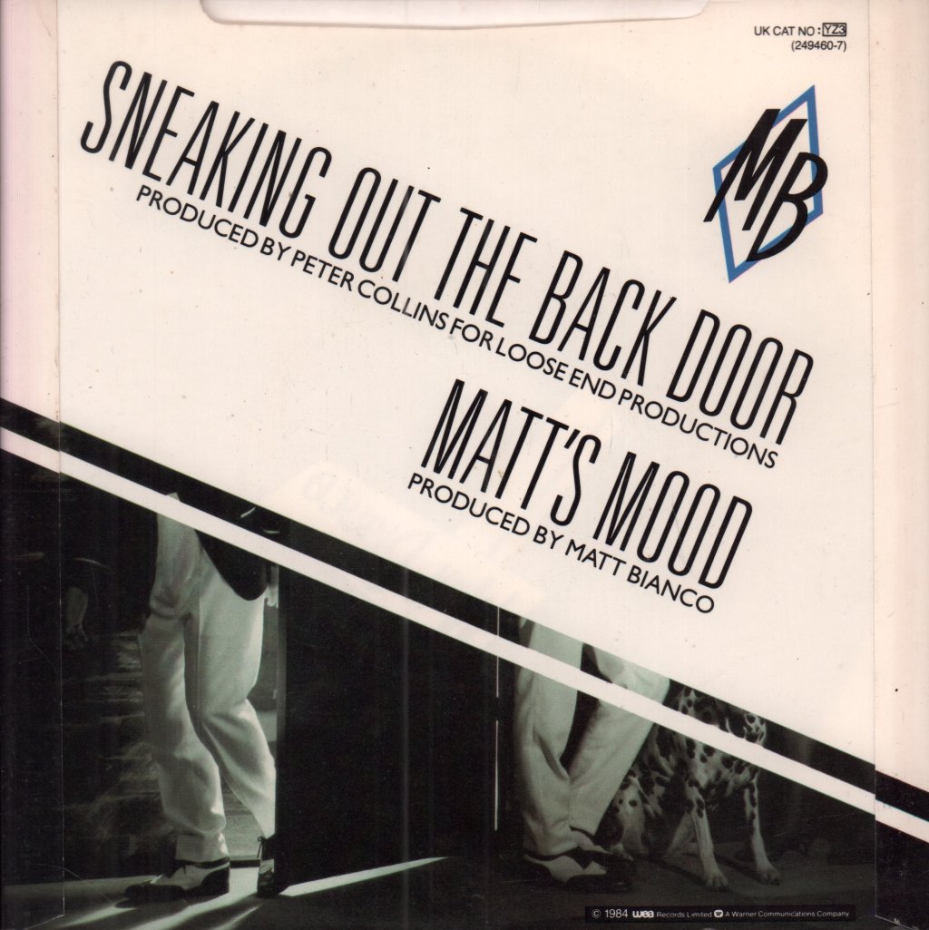 Matt Bianco - Sneaking Out The Back Door - 7 Inch