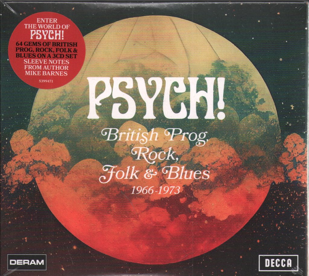 Various Artists - Psych! British Prog, Rock, Folk, and Blues 1966 - 1973 - Triple Cd