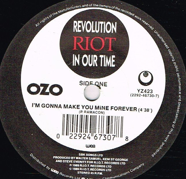 Ozo - I'm Gonna Make You Mine Forever - 7 Inch