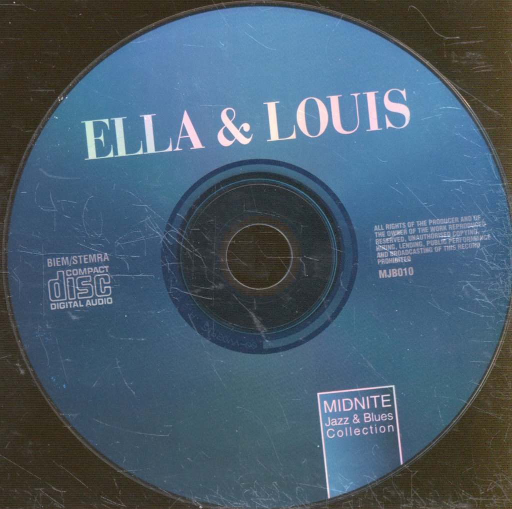 Ella Fitzgerald And Louis Armstrong - Cheek To Cheek - Cd