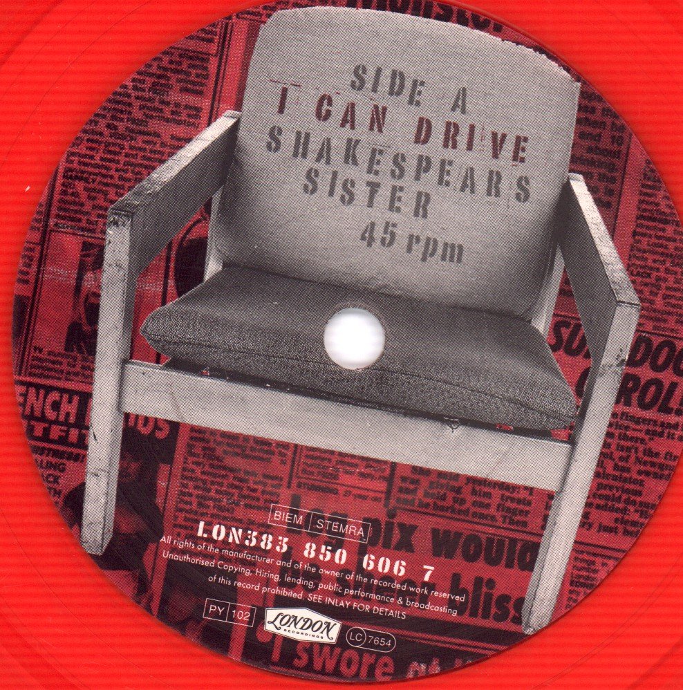 Shakespear's Sister - I Can Drive - 7 Inch