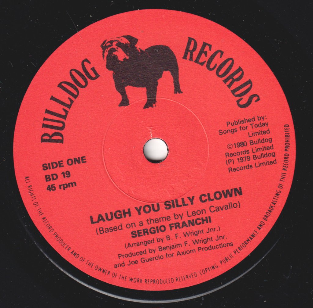 Sergio Franchi - Laugh You Silly Clown - 7 Inch