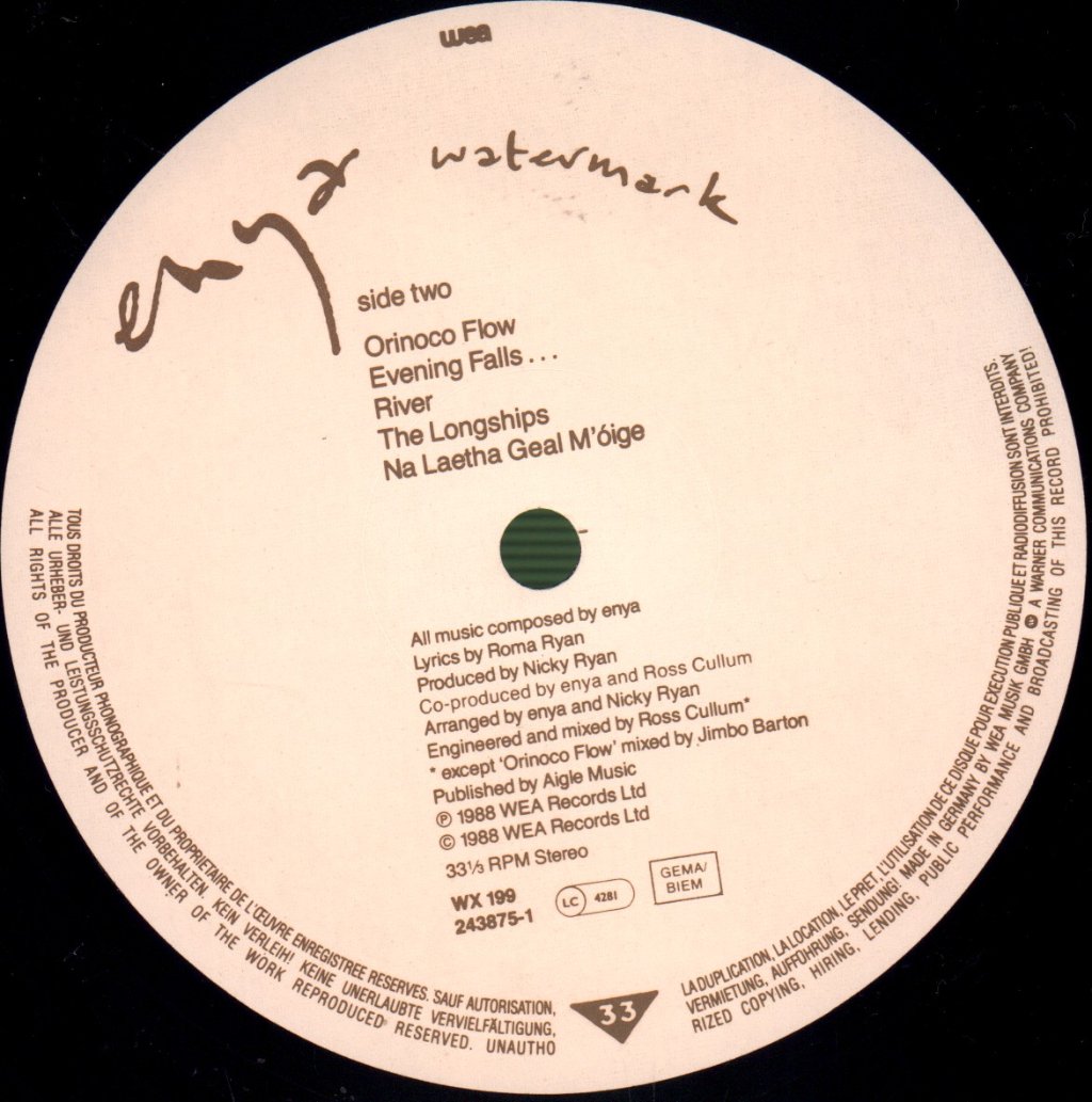 Enya - Watermark - Lp