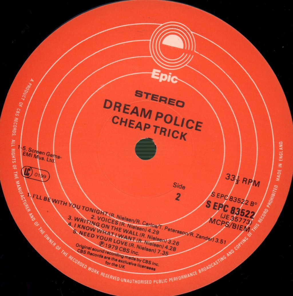 Cheap Trick - Dream Police - Lp