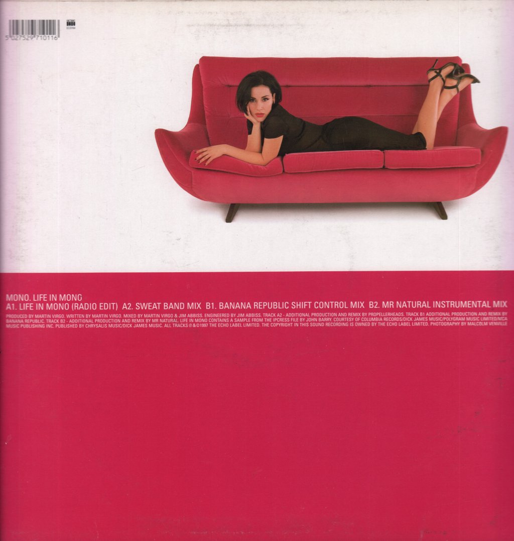 Mono - Life In Mono - 12 Inch