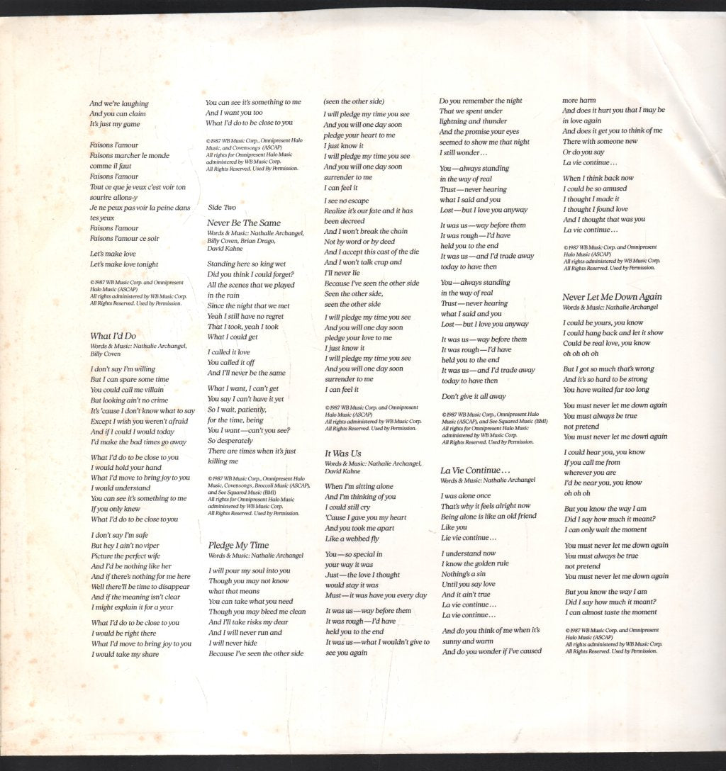 Nathalie Archangel - Nathalie Archangel - Lp