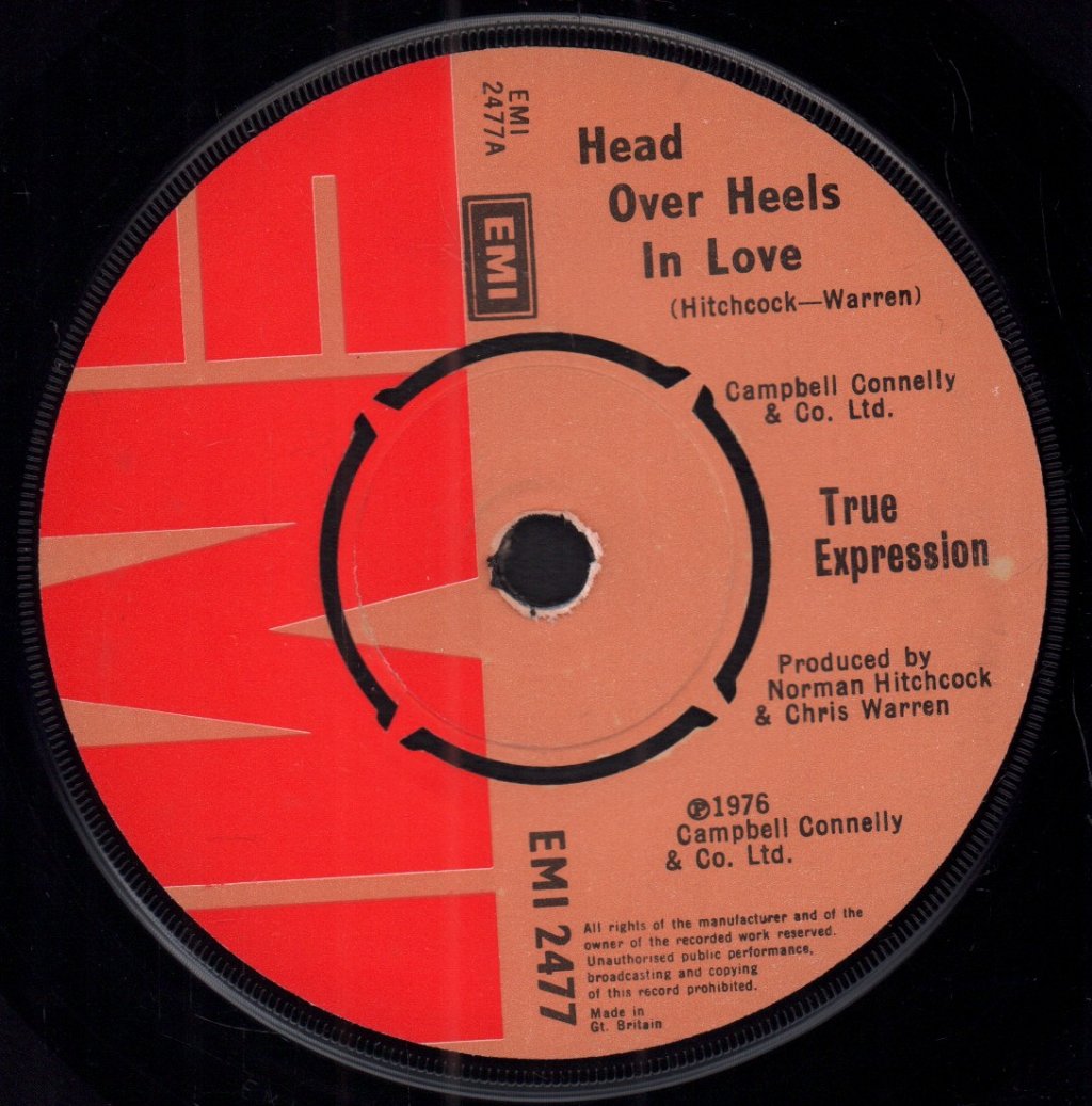 True Expression - Head Over Heels In Love - 7 Inch